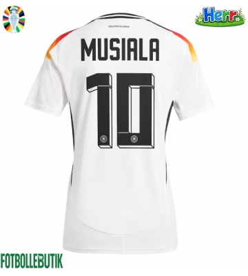 Tyskland Jamal Musiala #10 Hemmatröja EM 2024 Kortärmad